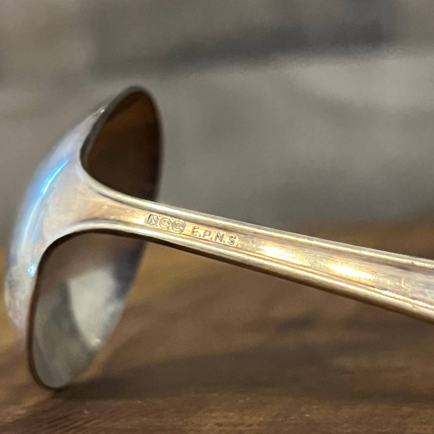 Vintage National Silver Co silver plated ladle