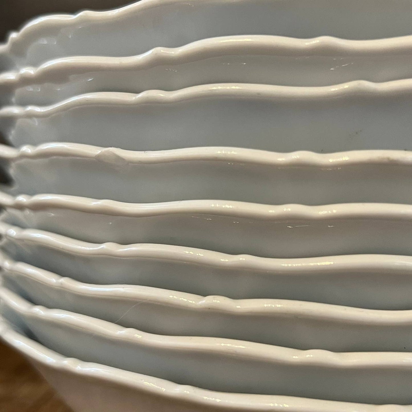 5 Bavarian Blue Christina Porcelain Seldmann Welden coupe bowls