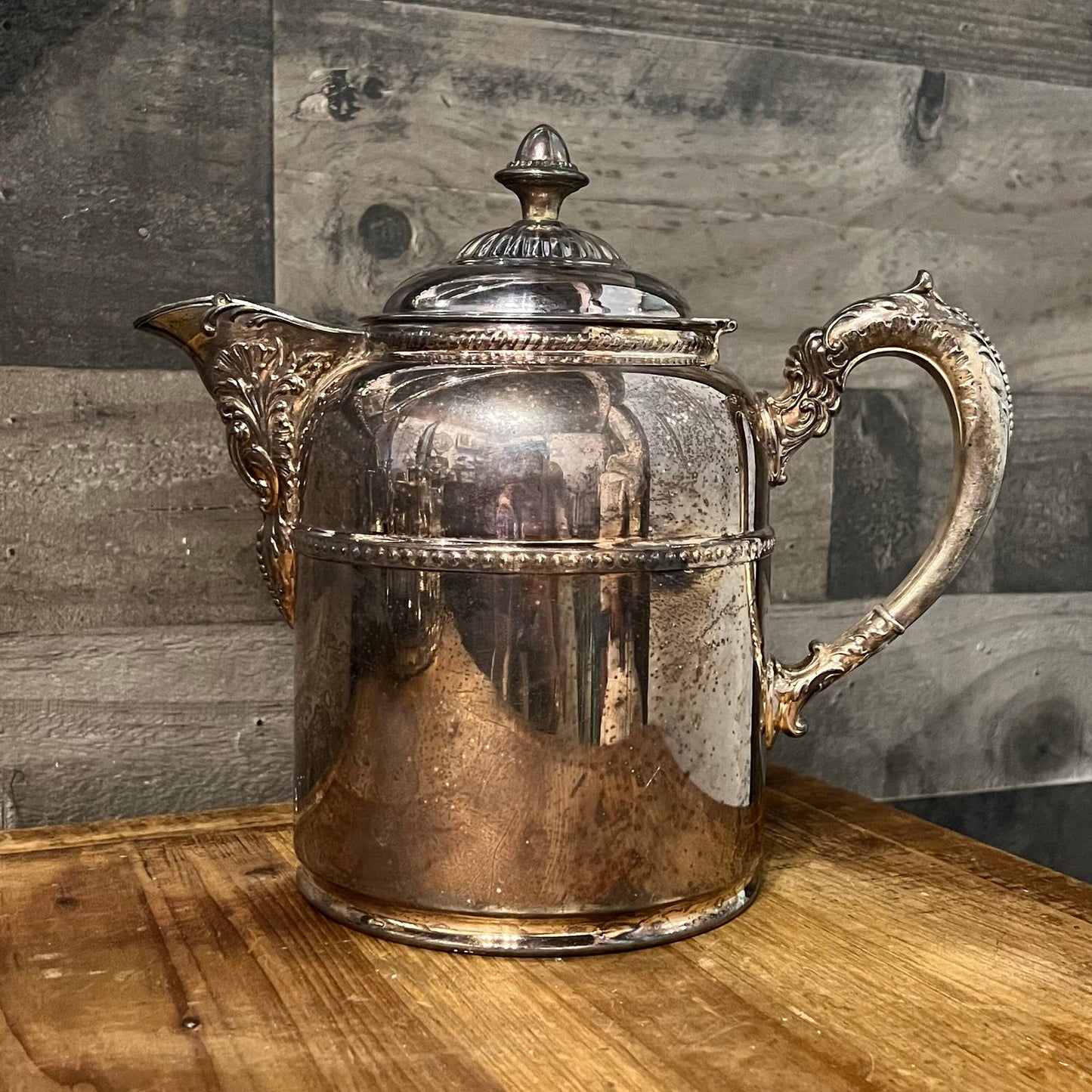 Vintage Silver Tone Teapot / Coffee Pot