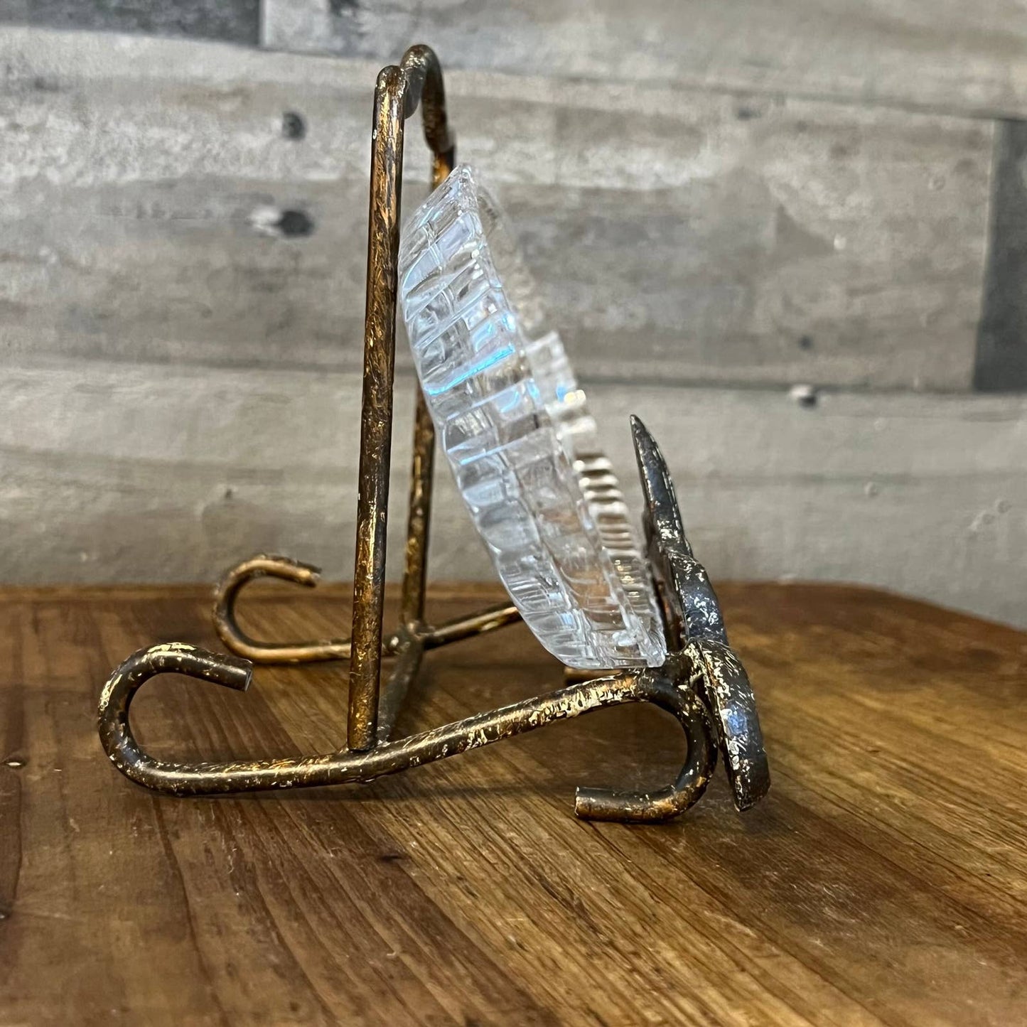 Vintage Imperlux crystal oval tray