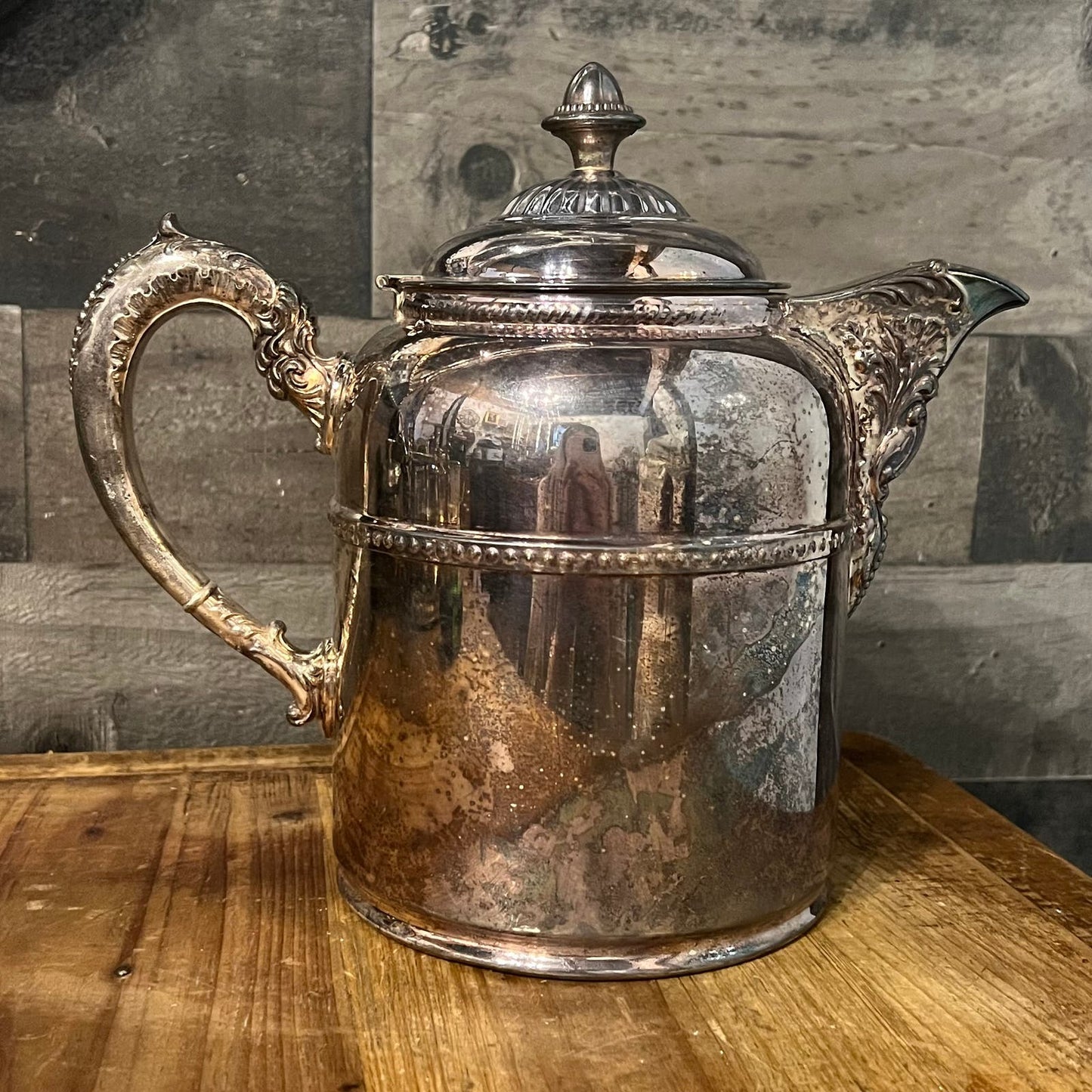 Vintage Silver Tone Teapot / Coffee Pot