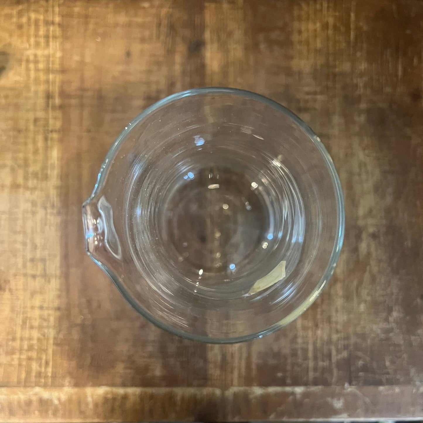 Vintage Peedee clear glass pitcher - carafe - decanter