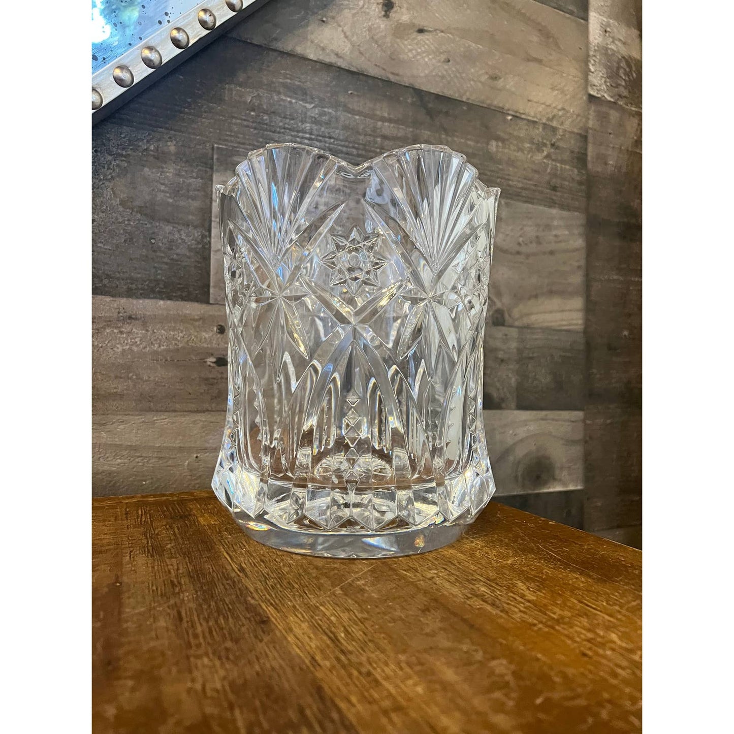 Vintage Cristal JG Durand France heavy clear crystal Vincennes pattern ice bucket - champagne holder - wine holder - bottle chiller - vase