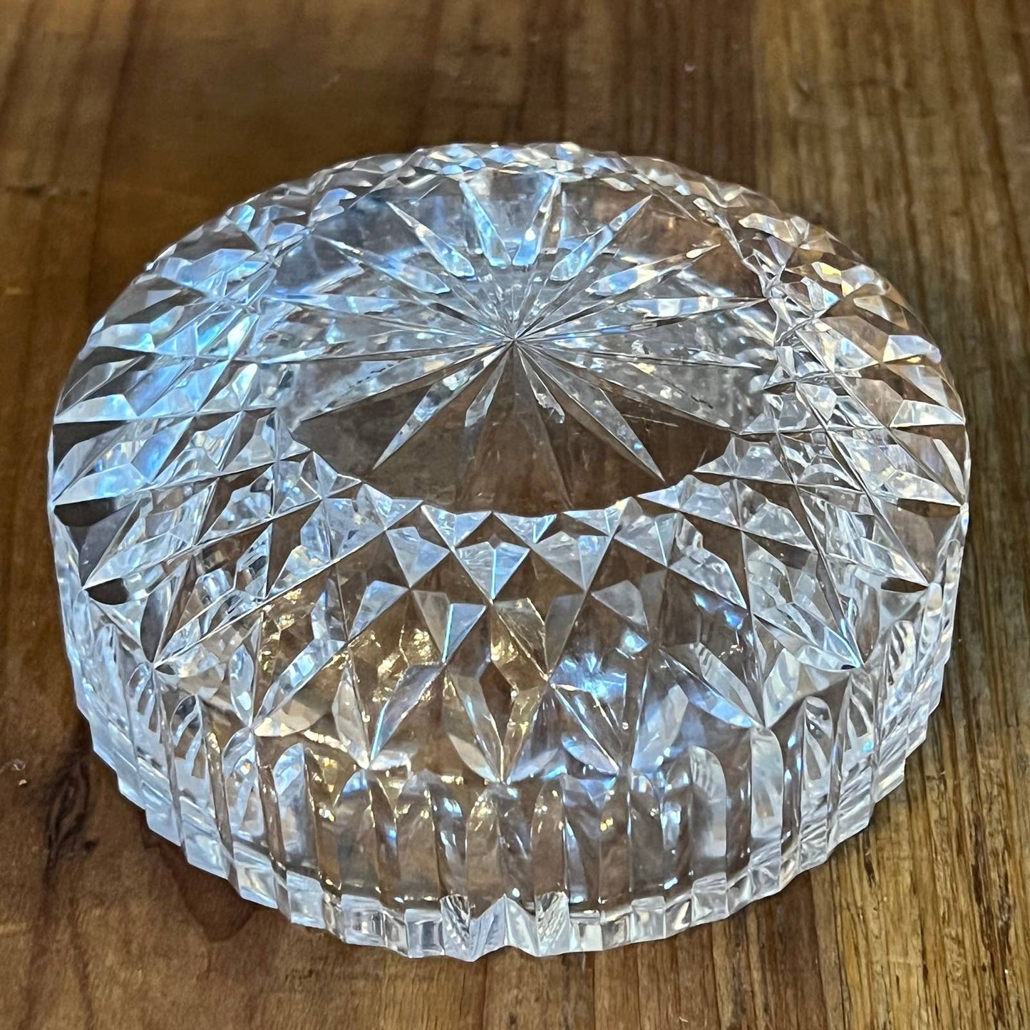 Waterford Crystal Maeve pattern 2 slot ashtray