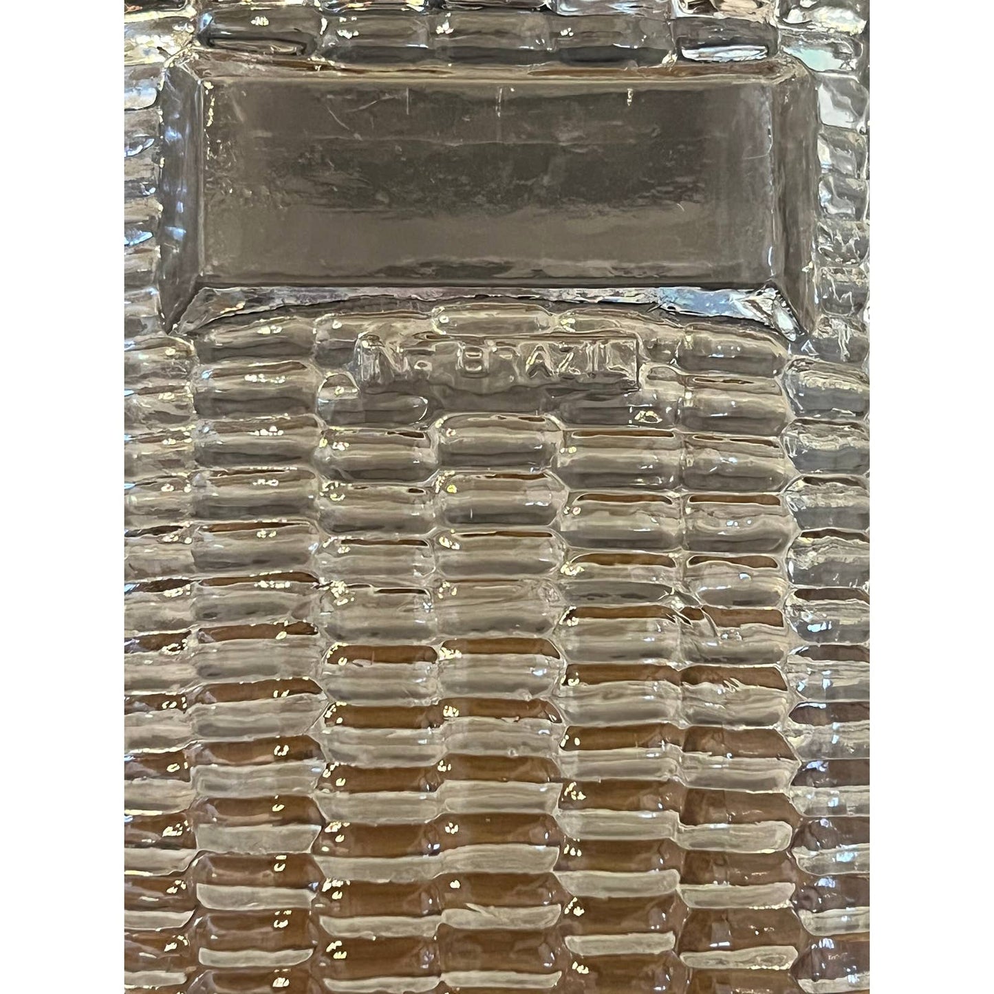 Vintage clear glass corn on the cob holders set of 9
