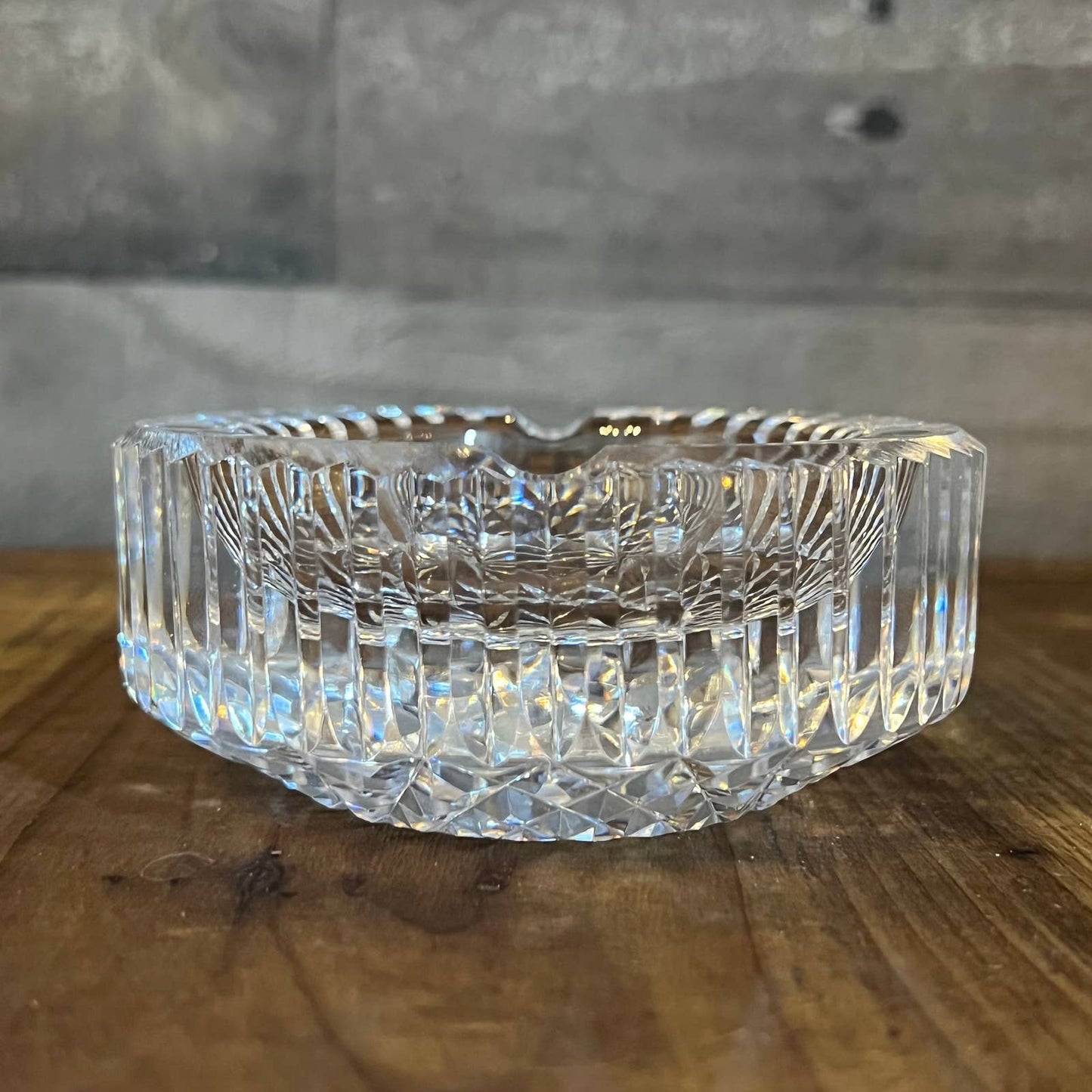 Waterford Crystal Maeve pattern 2 slot ashtray