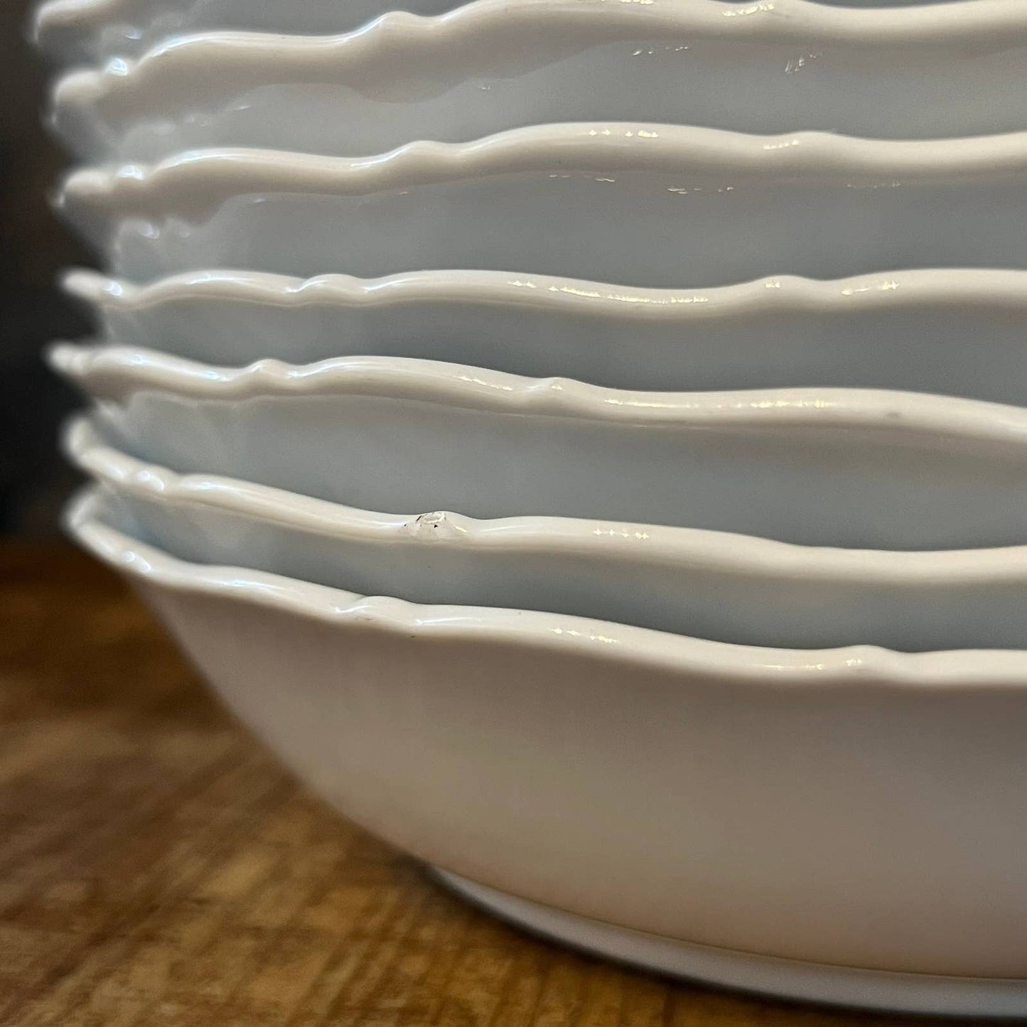 5 Bavarian Blue Christina Porcelain Seldmann Welden coupe bowls
