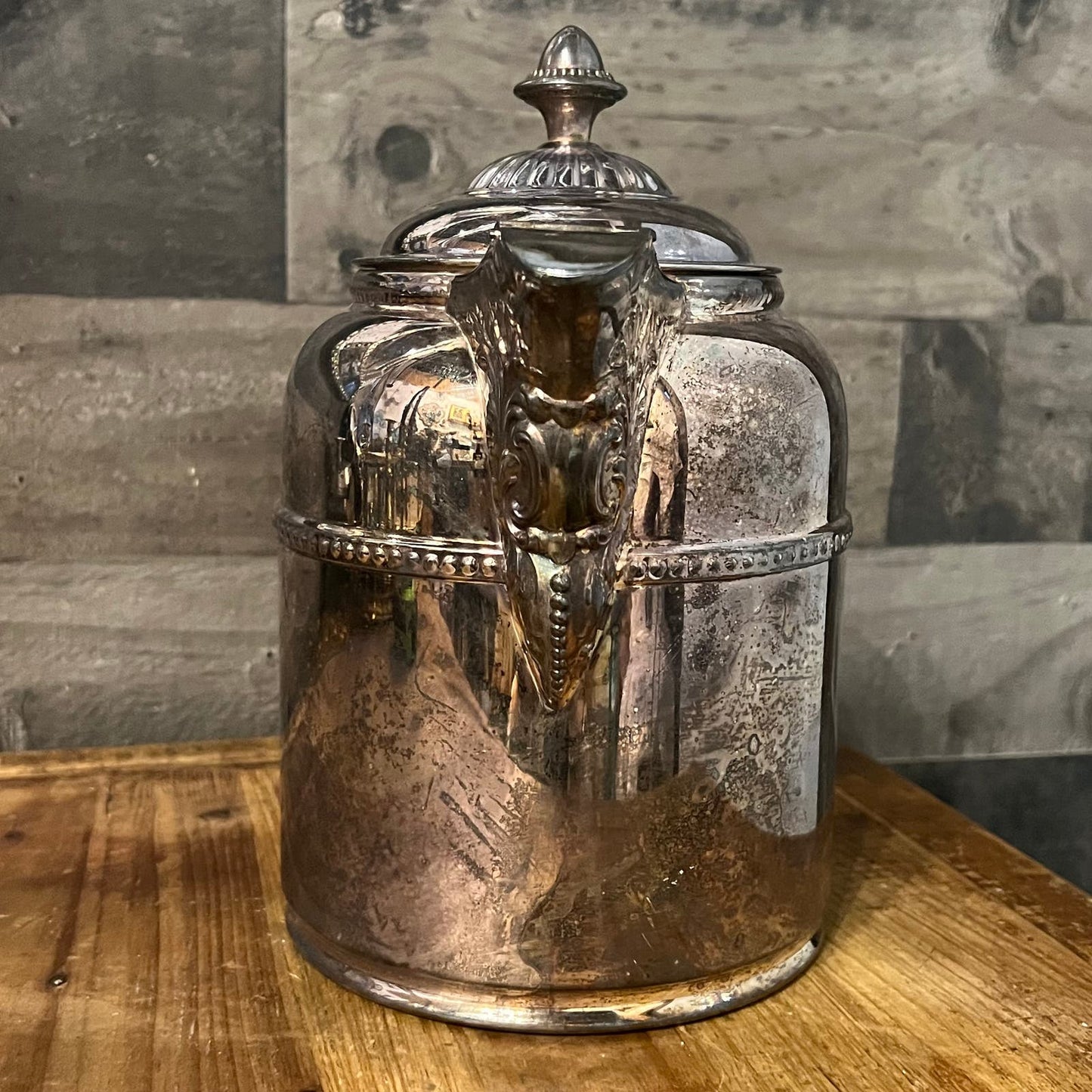 Vintage Silver Tone Teapot / Coffee Pot