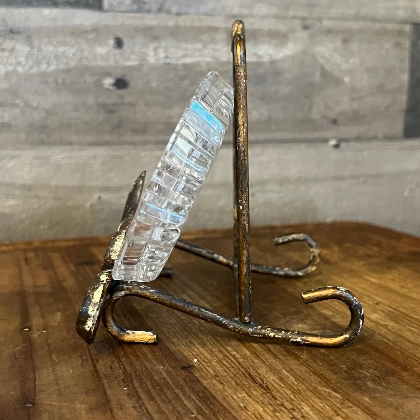Vintage Imperlux crystal oval tray