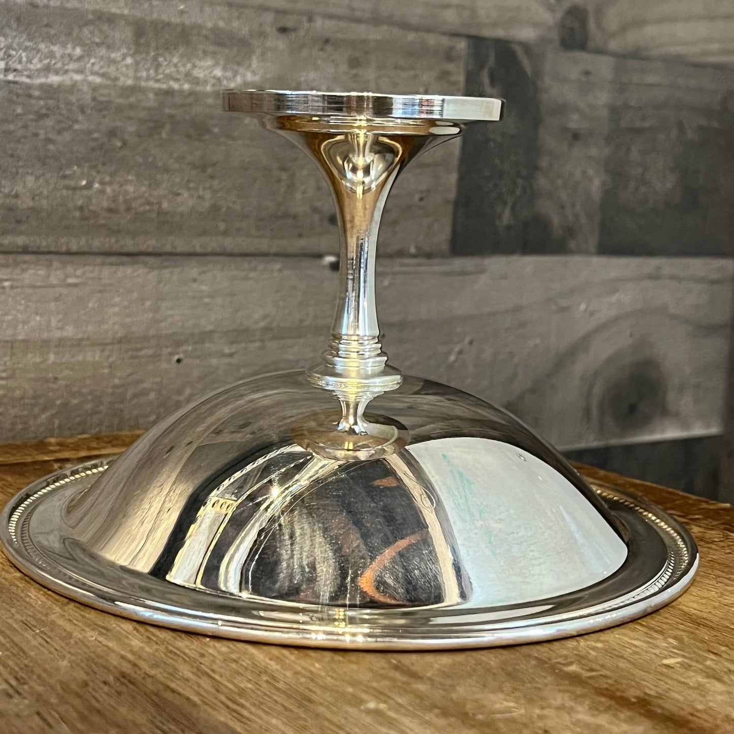 Vintage Oneida silverplate compote pedestal dish