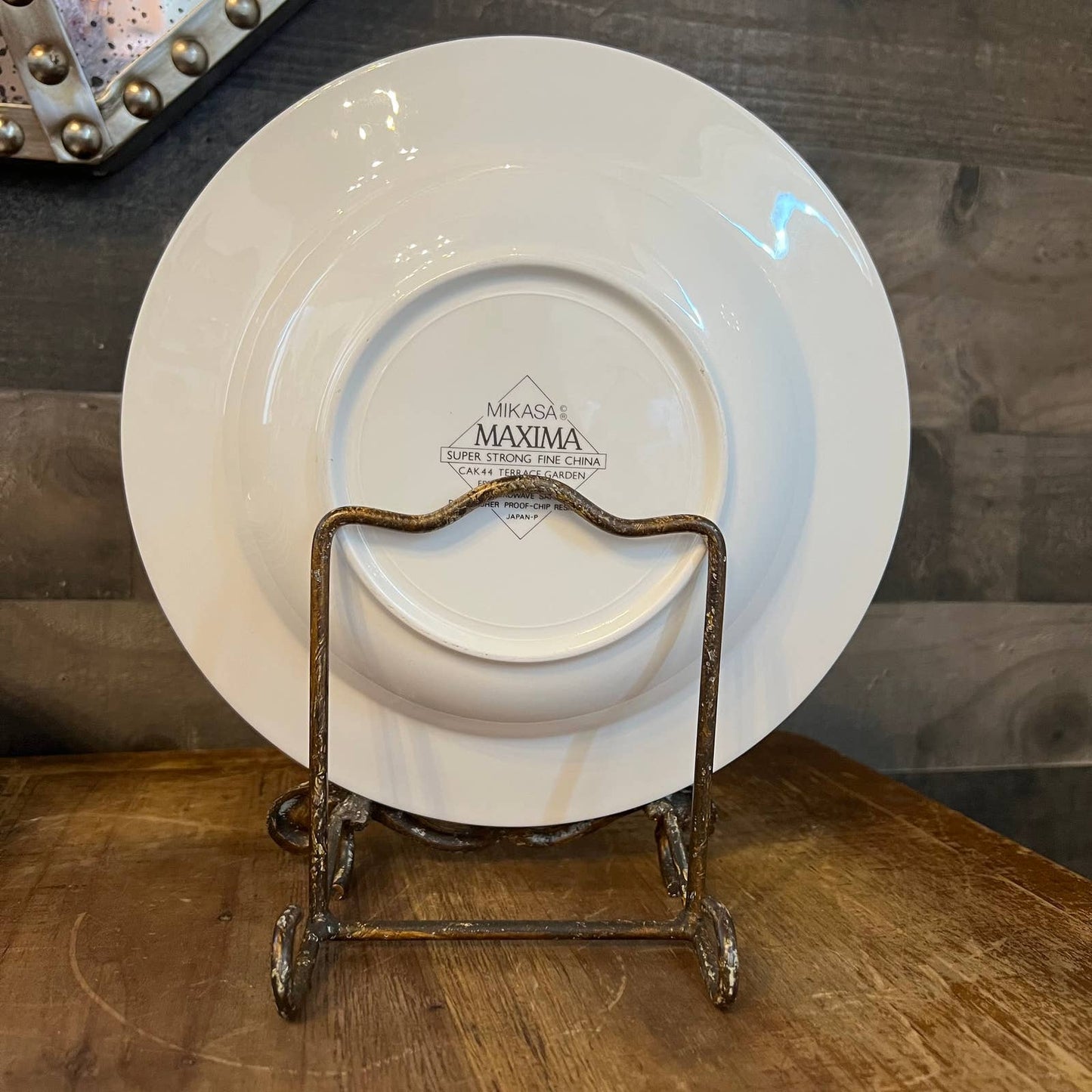 Mikasa Maxima Terrace Garden CAK44 large rim soup bowls - set of 6
