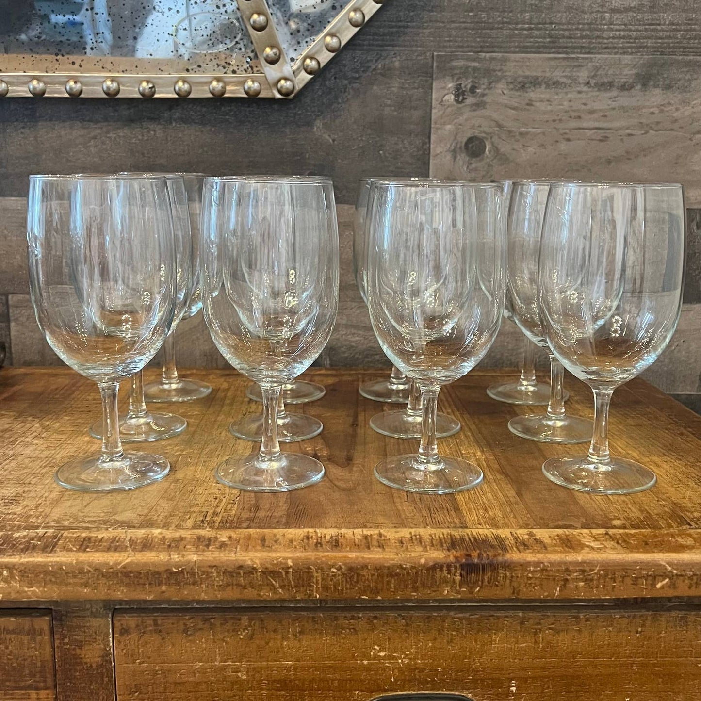 Pottery Barn Caterers Box Water Glasses - Short Stem Glasses - Set of 12
