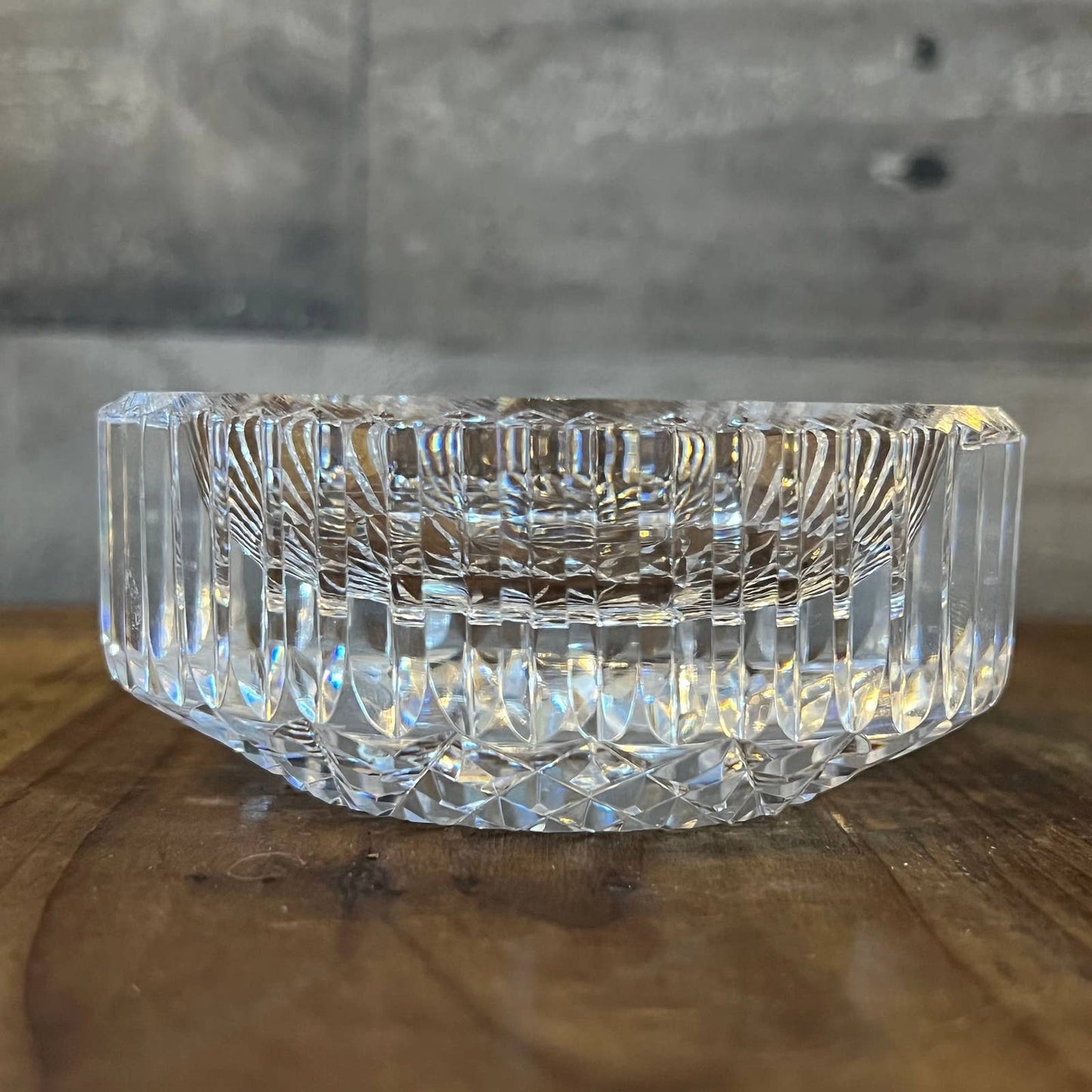 Waterford Crystal Maeve pattern 2 slot ashtray