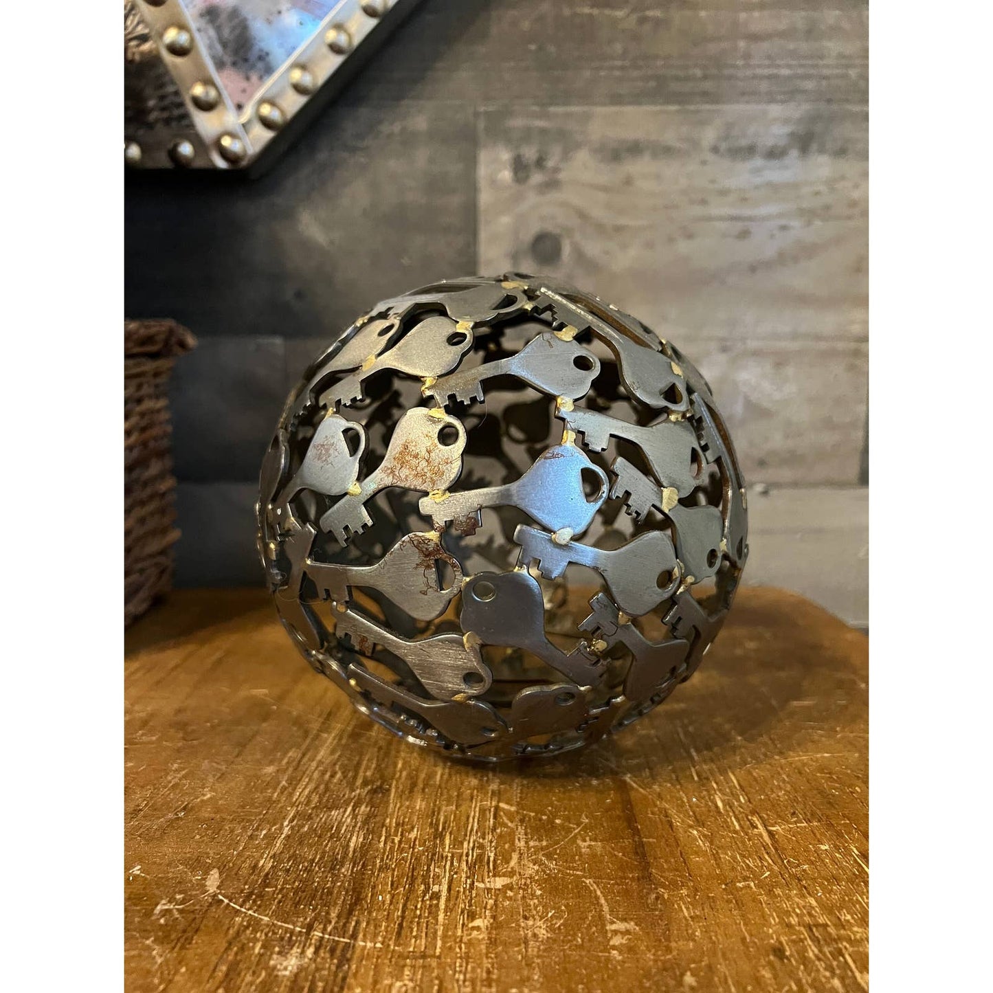 Vintage sphere of keys