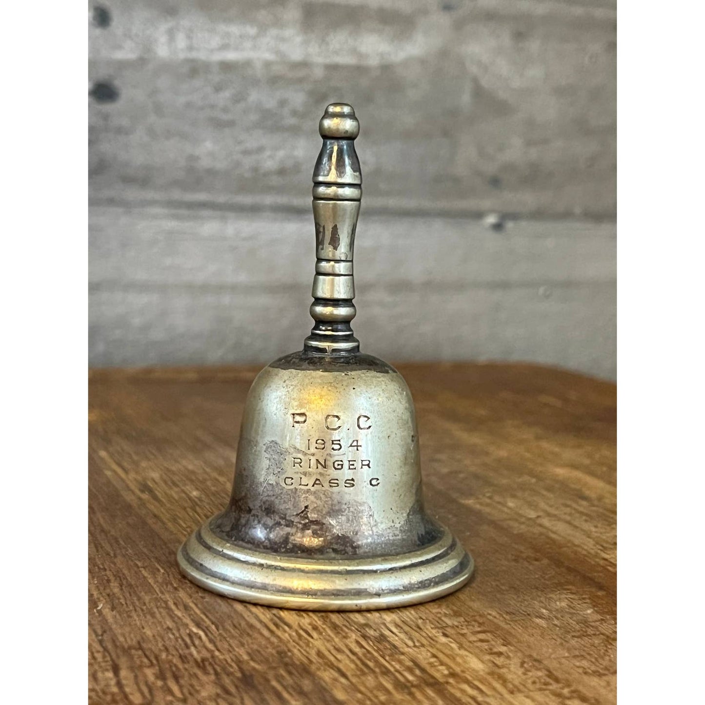 Vintage Regis silver plate petite bell - PCC 1954 Ringer Class C