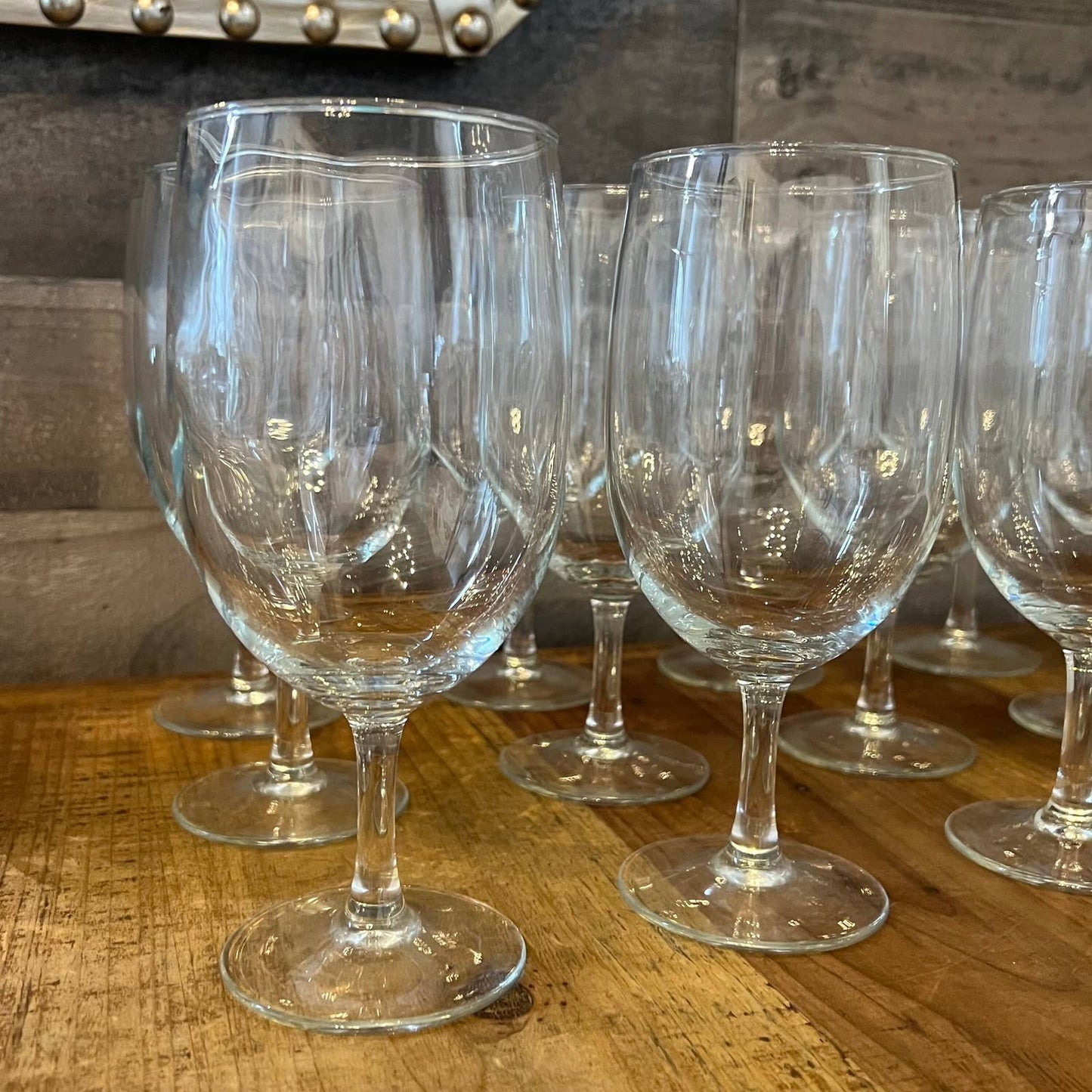 Pottery Barn Caterers Box Water Glasses - Short Stem Glasses - Set of 12