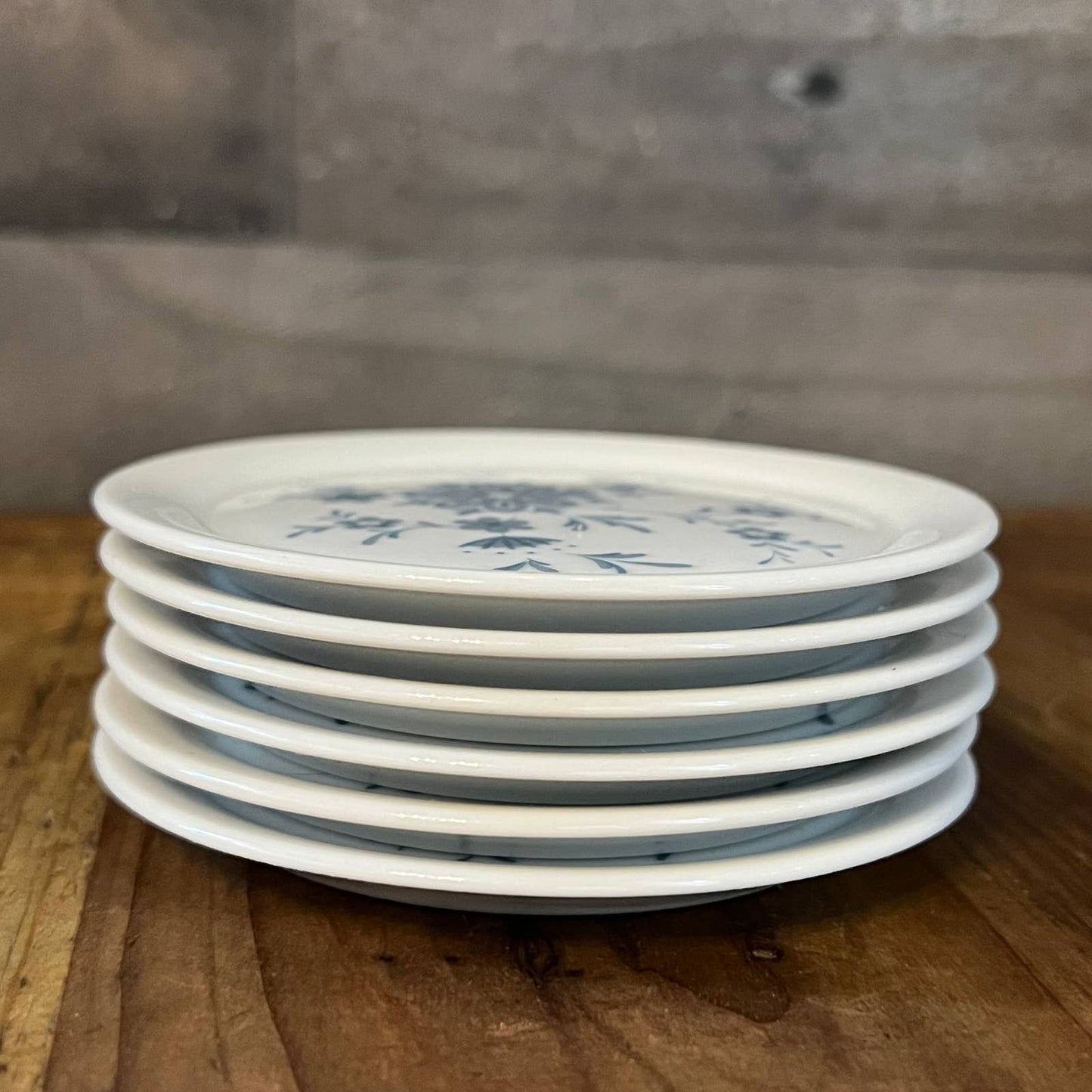 Vintage Seltmann Welden Bavarian Blue Christina Porcelain coasters - set of 6