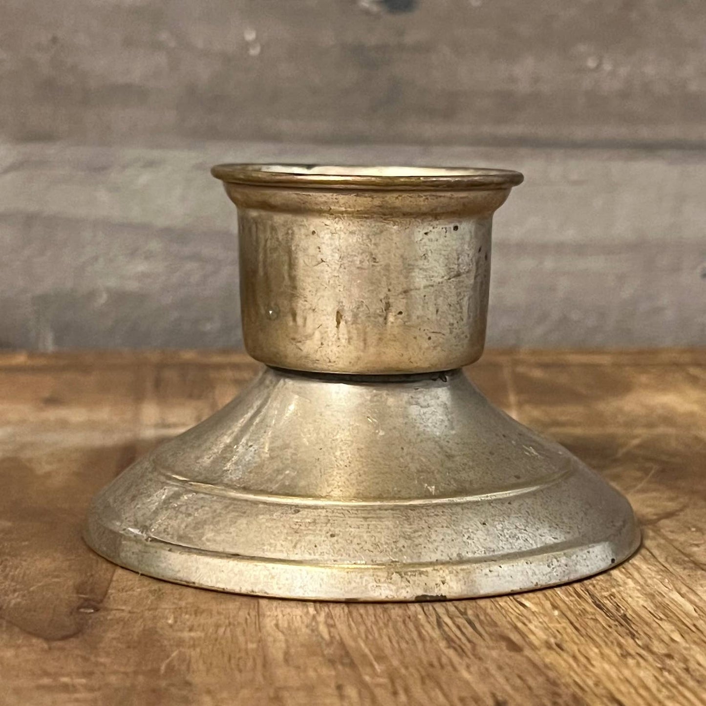 Vintage Leonard Silverplate candlestick holder
