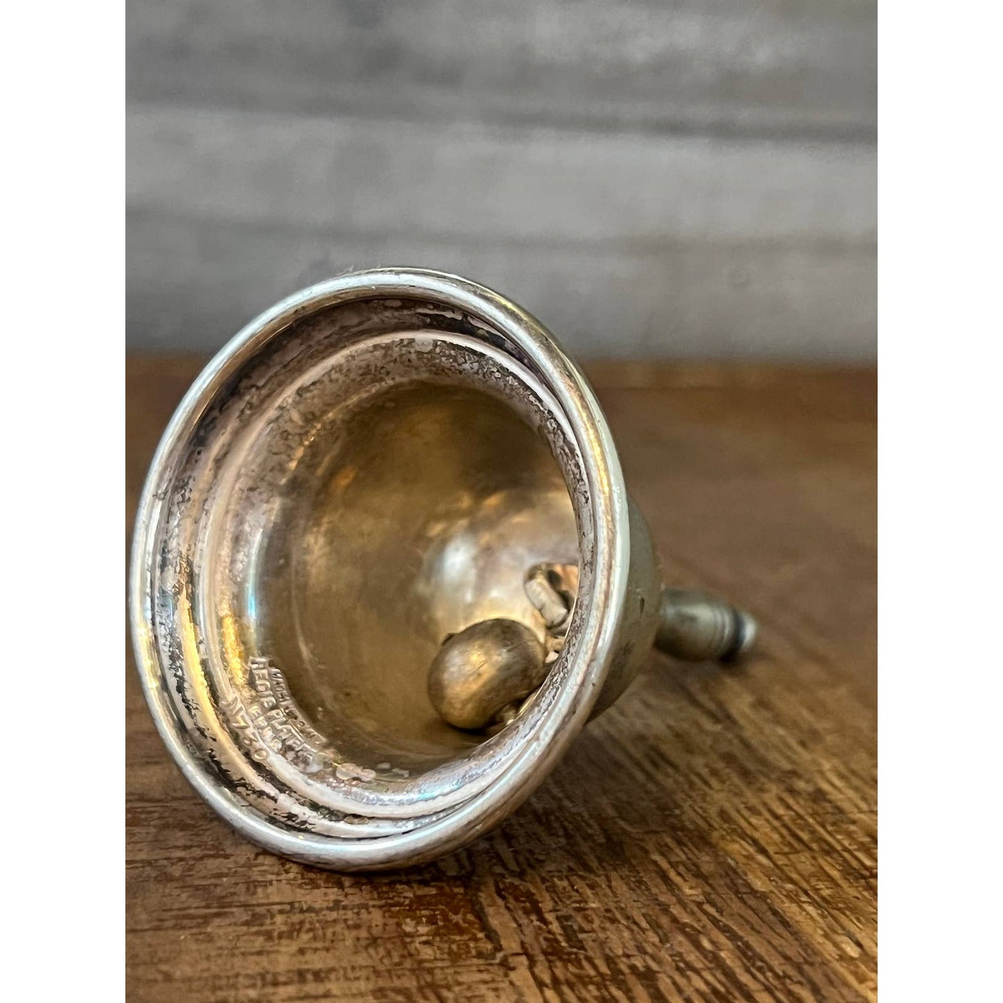 Vintage Regis silver plate petite bell - PCC 1954 Ringer Class C