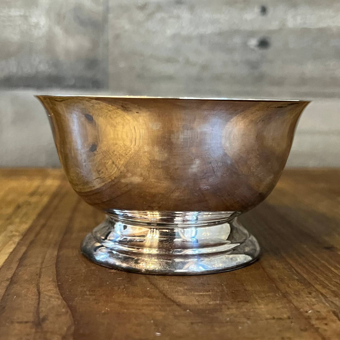 Vintage petite silver plated bowl