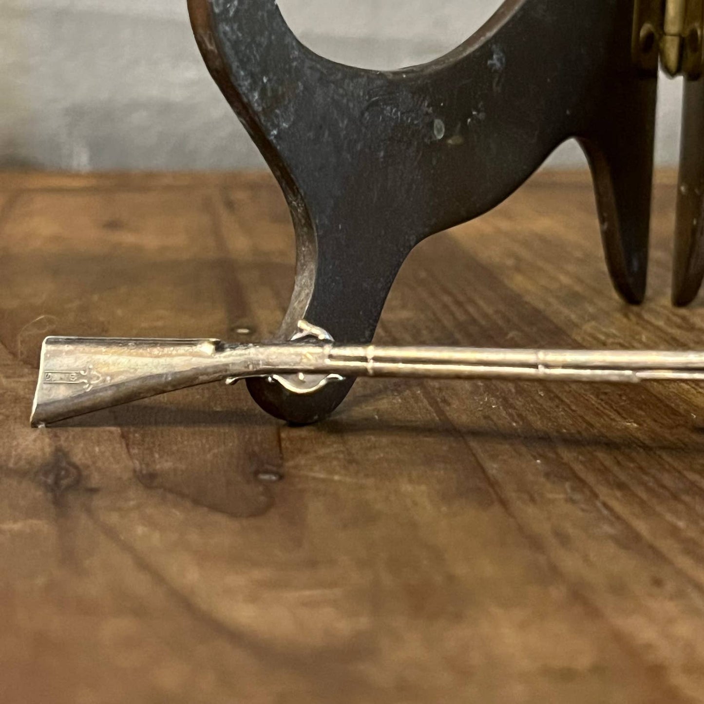 Vintage rifle handle Washington DC spoon