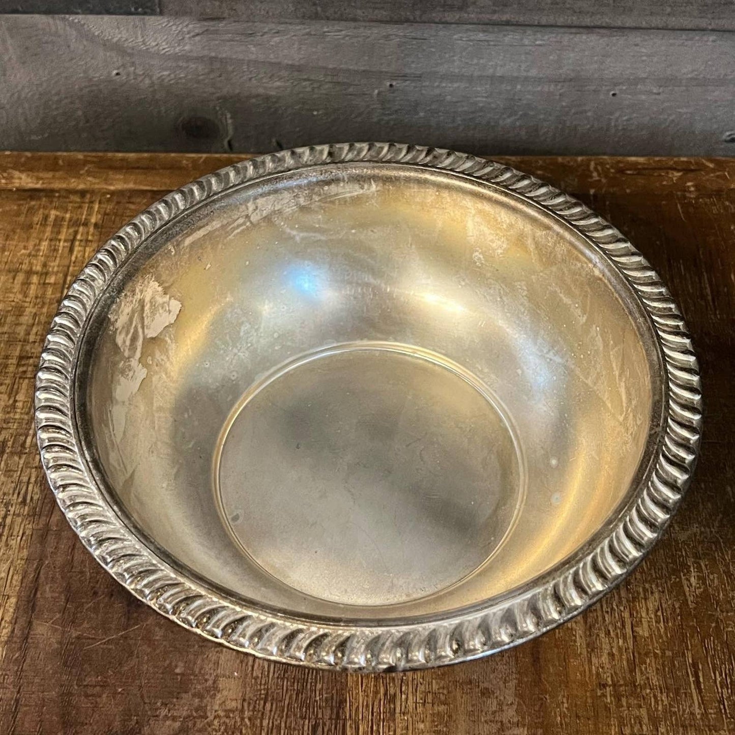 Vintage Eales 1779 silver plated bowl