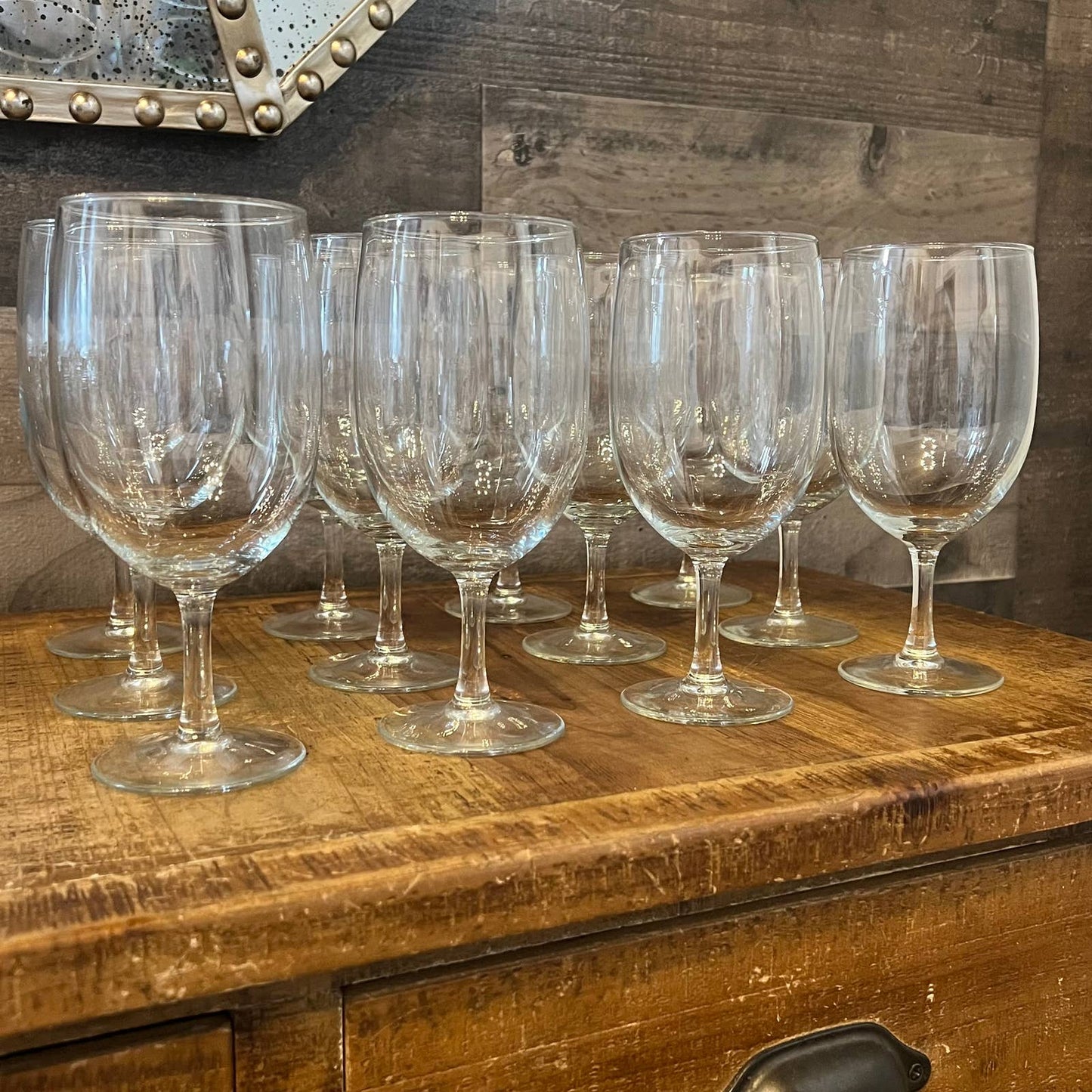 Pottery Barn Caterers Box Water Glasses - Short Stem Glasses - Set of 12