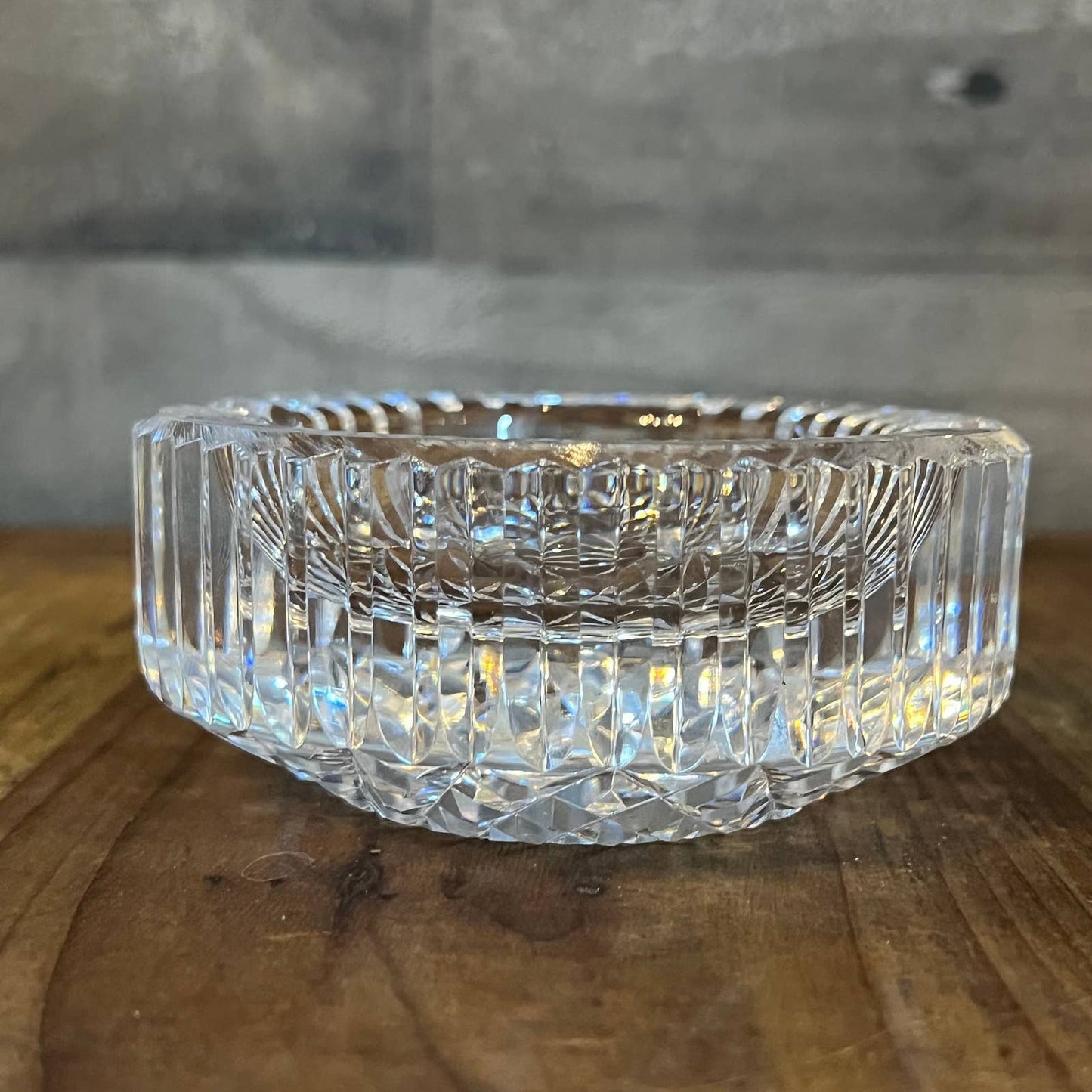 Waterford Crystal Maeve pattern 2 slot ashtray
