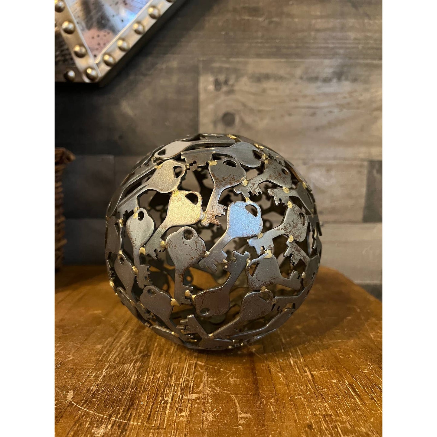 Vintage sphere of keys