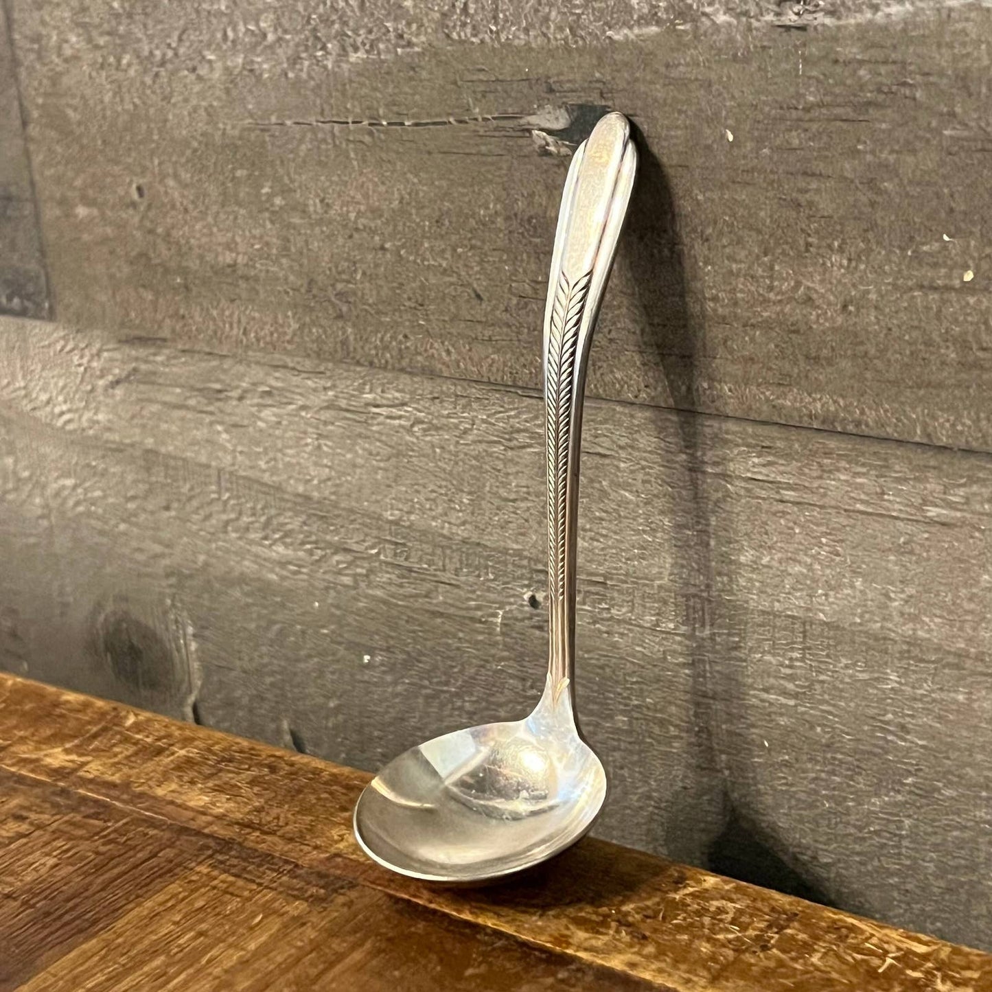 Vintage National Silver Co silver plated ladle