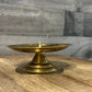 Vintage Brass Pillar Candle Holder