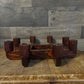 Vintage MCM Wooden 8 Candle Candelabra Candlestick Holder