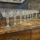 Set of 8 Cristal D’Arques-Durand Chantelle Champagne Coupes - Sherbet Glasses - Cocktail Glasses