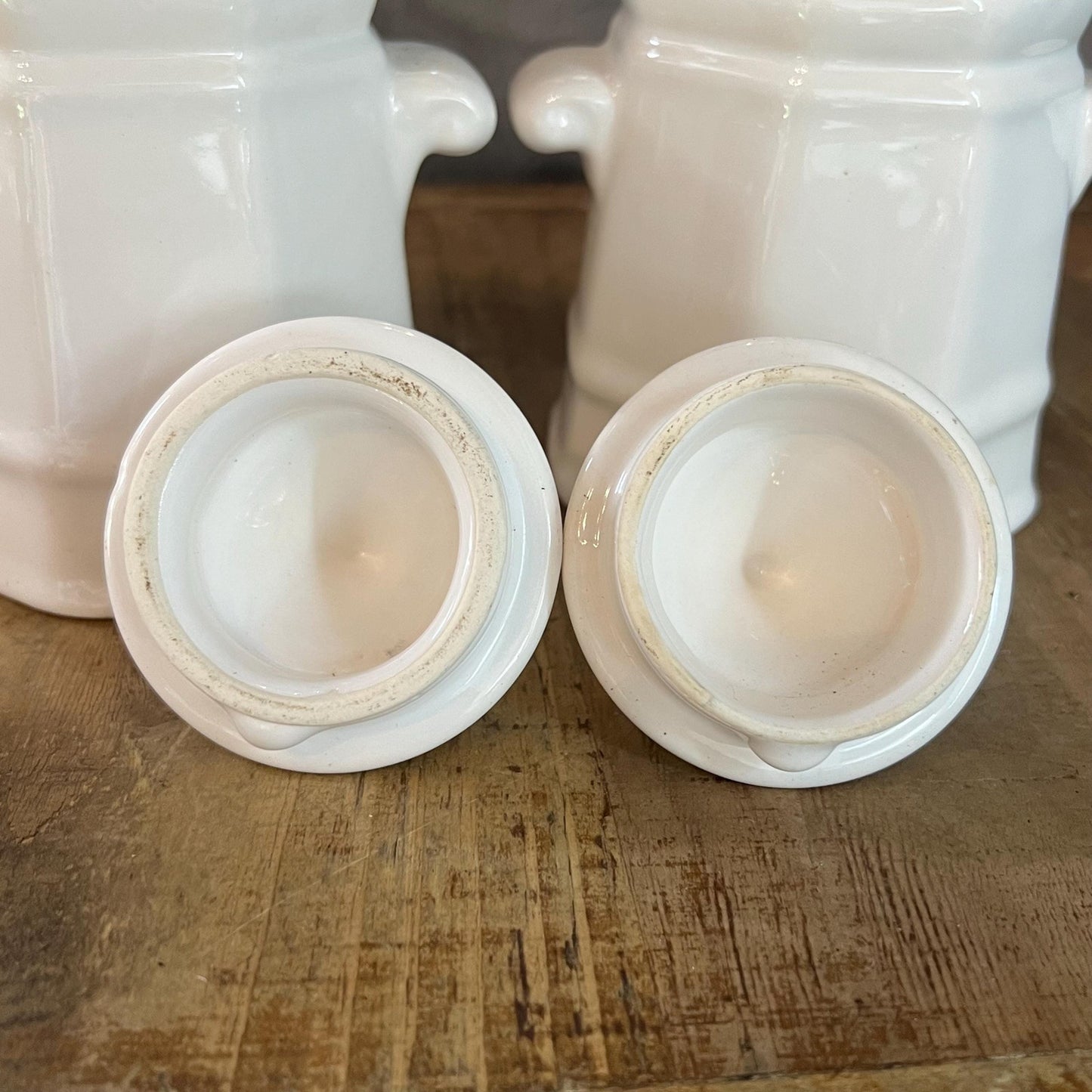 Vintage Pair of Pfaltzgraff Heritage Sugar Bowl With Lid - Small Lidded Jars