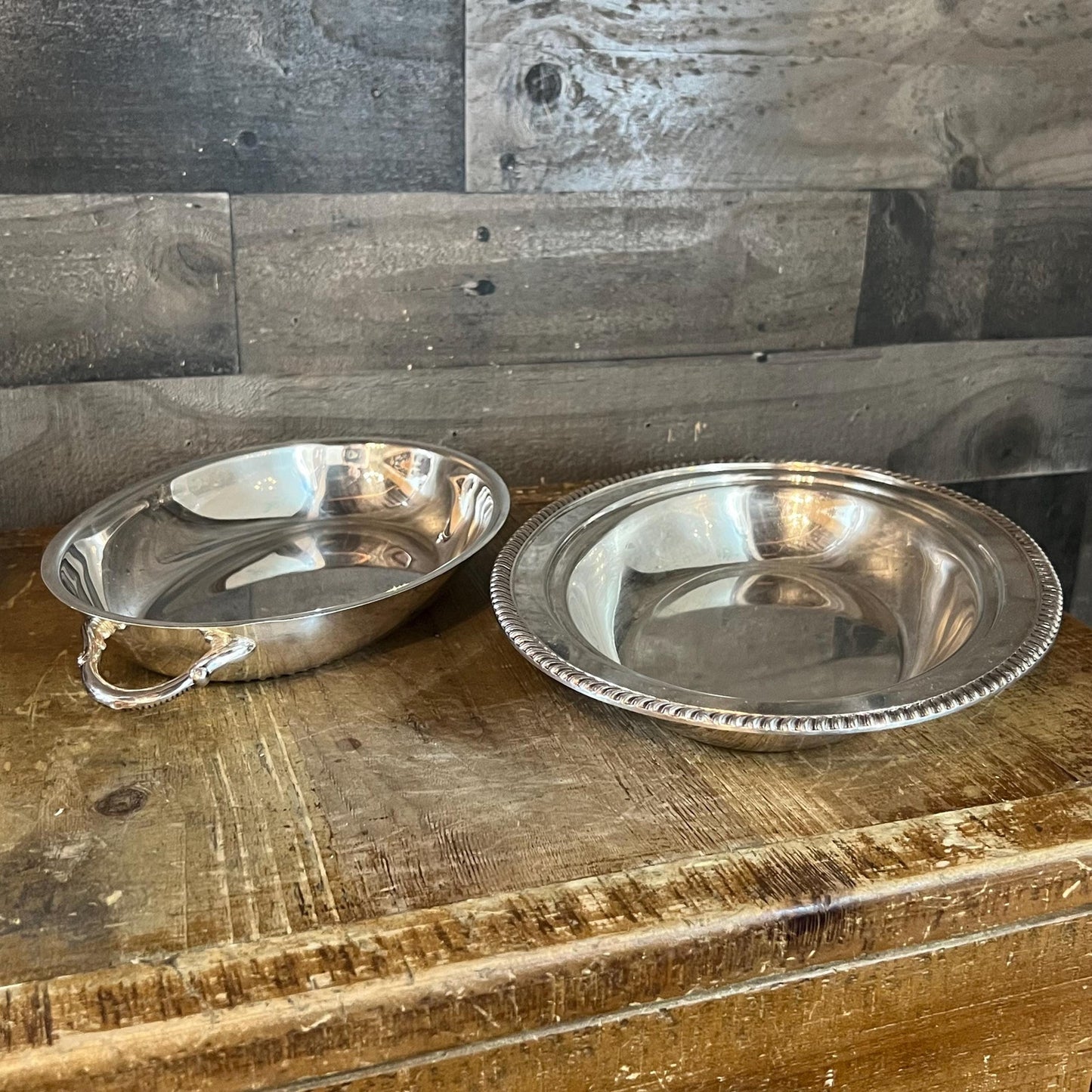 Vintage Crescent Silverplated Oval Lidded Casserole Dish Server