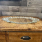 Vintage Oval Clear Glass Tray - Vanity Tray - Perfume Tray - Table Tray