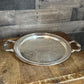 Vintage Sheridan Silverplated Round Handled Tray
