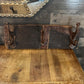 Vintage Aged Wood Heavy Coat Rack - Hallway Rack - Hook Board