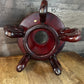 Vintage Wooden Chinese Fishbowl Vase Stand