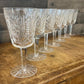 Waterford Crystal Clare Cut Water Goblets - Set of 7