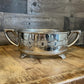 Vintage Double Hamdled Pierced Metal Casserole Dish Holder