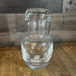 Clear Glass Block Basics Bedside Carafe - Pitcher and Glass