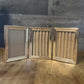 Vintage Tri Fold Petite Brass Picture Frames