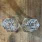 Vintage Pair of Bleikristall Crystal Candlestick Holders