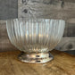 Godinger Crystal Bowl with Silverplated Pedestal Base