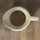 Vintage McCoy Pottery Beige Small Handled Pitcher