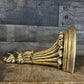 Vintage Gold Tone Wall Shelf
