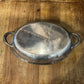 Vintage Silverplated Oval Handled Dish - Oval Handled Bowl