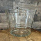 Vintage Anchor Hocking Large Glass Apple Bushel Ice Bucket - Vase - Fruit Basket