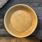 Vintage Tan Round Pottery Dish